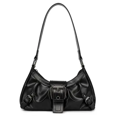 2026 Spring/Summer Women's PU Leather Underarm Bag, Single-Shoulder Handbag - 6