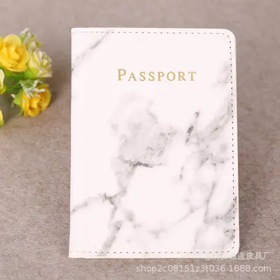 Pasaport çantası, bilet tutucu, mermer pasaport kılıfı, seyahat pasaportu koruyucu kılıf, belge tutucu, karışık parti destekler