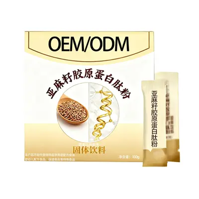 Keten tohumu kolajen peptit tozu