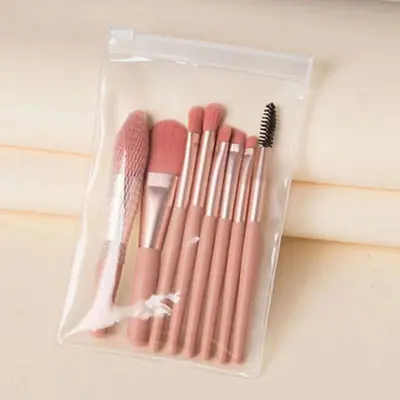 Mini 8'li Macaron Yumuşak Kıllı Makyaj Fırçası Seti, Taşınabilir Başlangıç Seviyesi - 7