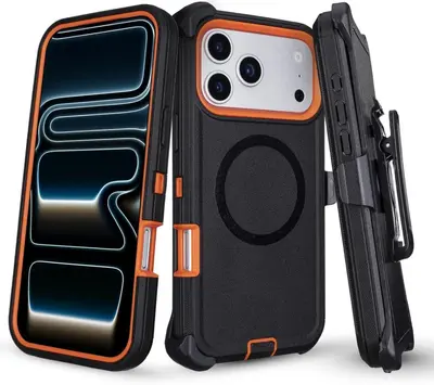 iPhone 18 Pro Max three-proof magnetic case, neutral colors - 9