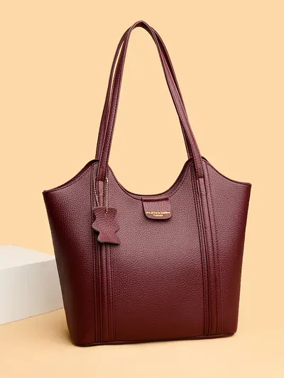 Women's Tote Bag 2026, Soft Leather, Large Capacity Shoulder Bag - 2