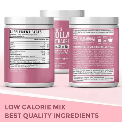 335g Hydrolyzed Collagen Powder Supplement for Adult Joint Health - 3