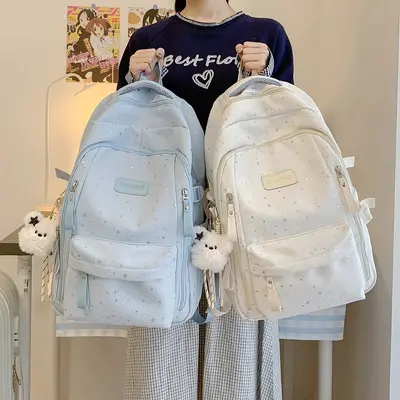 Starry Sky Women's Backpack, Large Capacity Lightweight School Bag - 3