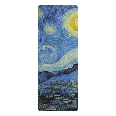 Printed PU Yoga Mat Natural Rubber Non-Slip Professional Fitness Mat - 6