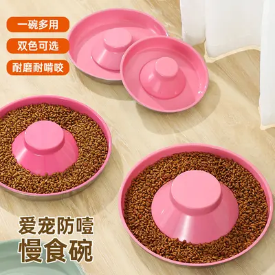Anti-Choking Slow Feeding Dog and Cat Bowl, Non-Tip