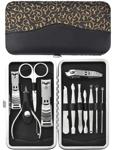 Edelstahl Nagelschere Set, 12-teilig, Smiley-Design - 9