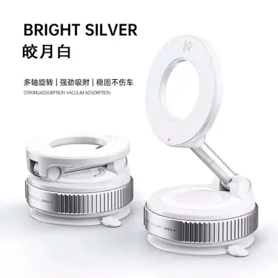 K007 Vacuum Magnetic Car Phone Holder Rotating Foldable - 8