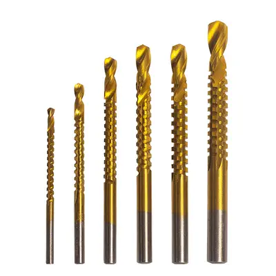 3-8mm Saw Drill Bit, Twist Drill, Woodworking Groove Cutting Tool