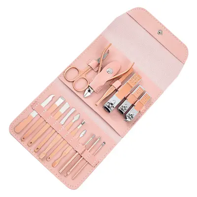 Nagelknipser-Set grün, 16-teilig - 8