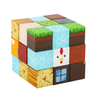 DIY Minecraft Komplettset Lernspielzeug ab 3 Jahren