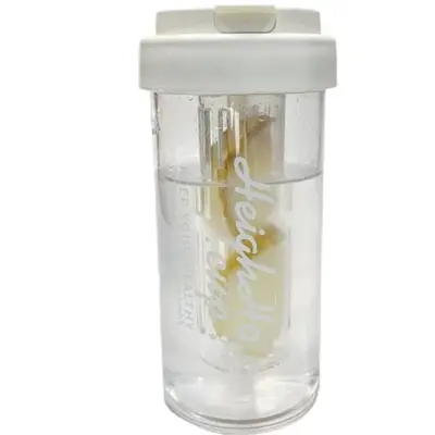 Plastic Straw Water Cup, Heat-Resistant, Tea-Water Separation - 6