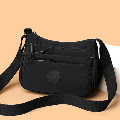 (with Middle Layer) Cross-border Best-seller 2025 New Multi-layer Casual Lightweight Single Shoulder Bag Middle-aged Mom Bag Crossbody Bag