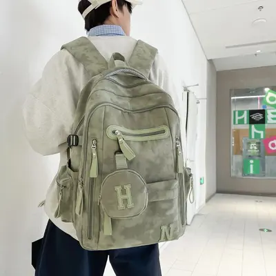 Rucksack für Jungen und Mädchen, Schulrucksack für Universität, Mittelschule und Gymnasium, Grundschule, großes Fassungsvermögen, Reiserucksack, Schulanfang - 3