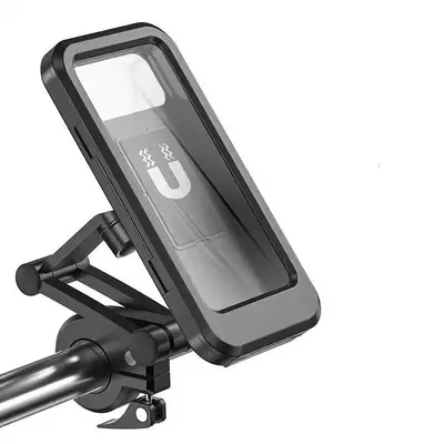 Motorcycle and Bicycle Handlebar Phone Holder, Shockproof and Waterproof - 6