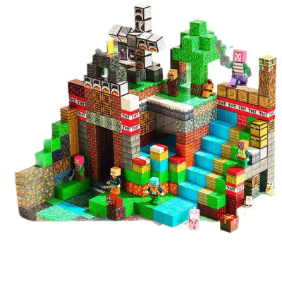 Large Magnetic Building Blocks Set, Educational Children's Toy - 6
