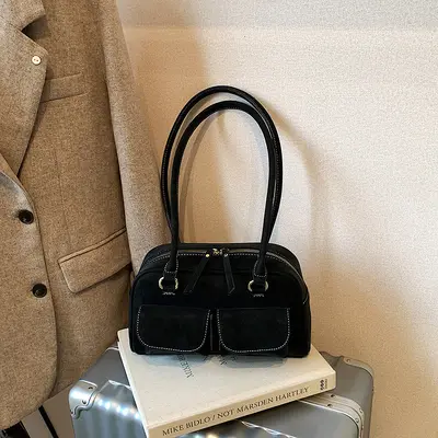 Women's Boston Shoulder Bag Fashionable Commuter Versatile Design - 11