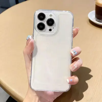 Clear Phone Case for Apple iPhone 17 16 15 14 Pro Max with Precise Cutouts Space Case Shockproof Protective Cover