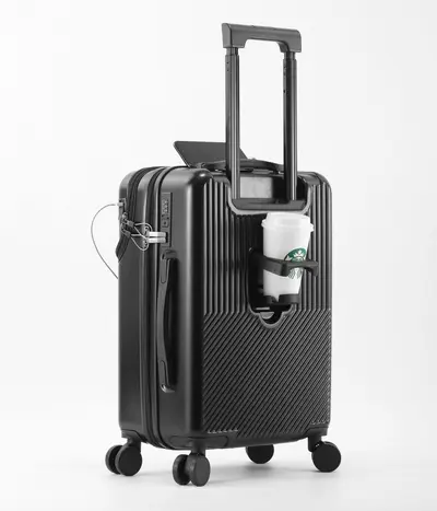 Front-Opening 26-Inch Business Suitcase with Universal Wheels - 11
