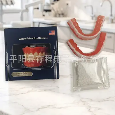 Realistic Full Coverage Cosmetic Tooth Veneer Set