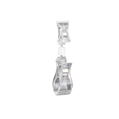 POP Advertising Clip with Transparent Shelf Price Tag Holder