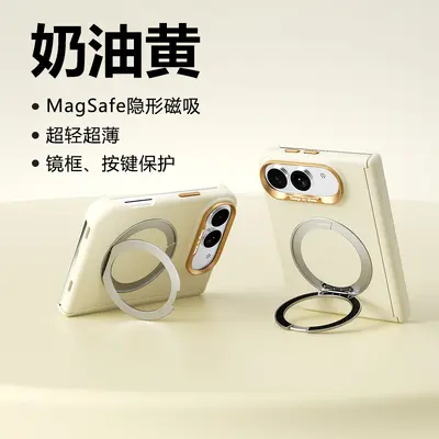 iPhone 18 için UDO telefon kılıfı, darbeye dayanıklı, sıvı dokulu, manyetik standlı PC kılıf, stoktan toptan satış