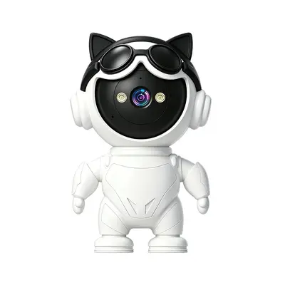 Tuya Smart WiFi Cartoon Robot Security Surveillance Mobile Remote Control HD Night Vision 5G Camera