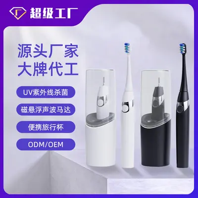 Portable Sonic Electric Toothbrush with UV Sterilization, Travel Set