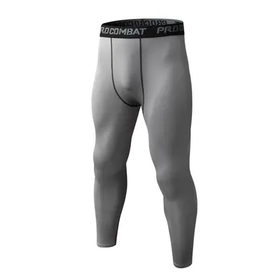 Men's Fitness Cropped Compression Pants, Quick-Dry Breathable - 6