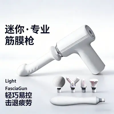 Fascia gun replaceable heads, silent mini massager - 2