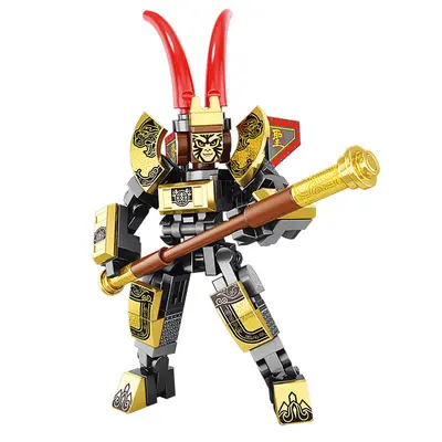 Lego-Compatible Journey to the West Sun Wukong Building Block Set for Kids - 5