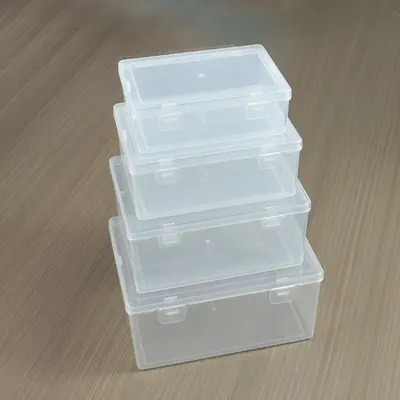 Şeffaf Büyük Yüksek Şeffaf Plastik Saklama Kutusu PP Oyuncak Kitap Dosya Düzenleme Kutusu Pigment Şişesi Plastik Saklama Kutusu - 5
