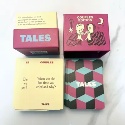 跨境新款对话入门卡家庭版Conversation Starter Couples 150张