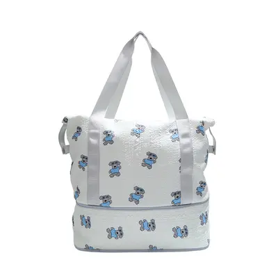 Large capacity travel bag, expandable, wet and dry separation - 8