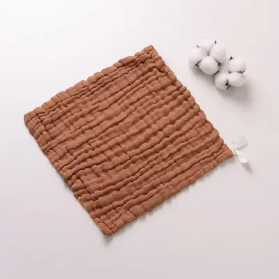 Six-Layer Gauze Square Towel 30x30 cm for Newborn Babies - 8