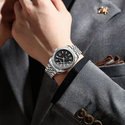Chenxi Herrenuhr, modische Business-Quarzuhr mit Datum, nachleuchtend, wasserdicht