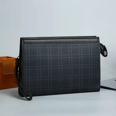 Men's Small Square Shoulder Bag with 10-inch Tablet Compartment - 3