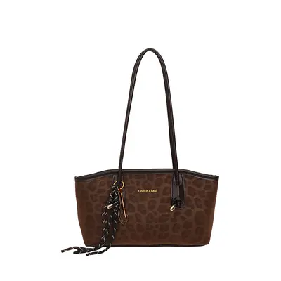 Leopard Print Large-Capacity Women's Tote Shoulder Bag - 8
