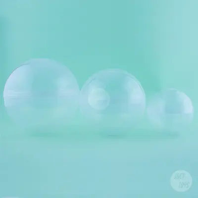 Transparent Plastic Gashapon Capsule, 28-160 mm, Refillable Empty Shell - 7