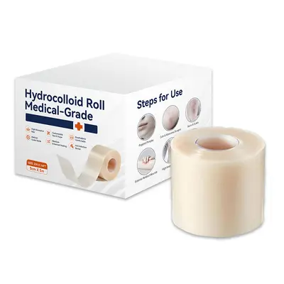 Hydrocolloid Wound Dressing Roll, Large, Oil-Absorbing Nose Patch - 11
