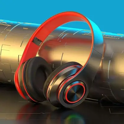 Bluetooth Gaming Over-Ear-Kopfhörer mit LED, Heavy Bass und Speicherkarte - 9