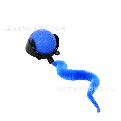 Bite-Resistant Automatic Cat Teaser Ball with Rope, for Kittens - 6