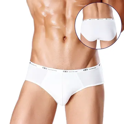 Herren-Slips aus Modal, mittlere Taille, hochelastisch, Plus Size - 12