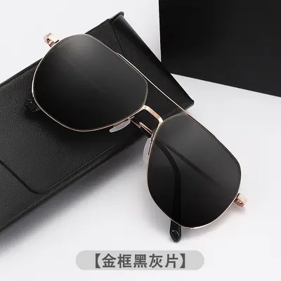 Men's Polarized Sunglasses, High-Definition Nylon Frame, UV Protection - 8
