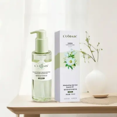 Luodaishi bitkisel saç bakım yağı 150ml, durulanmayan, kuru saç için - 7
