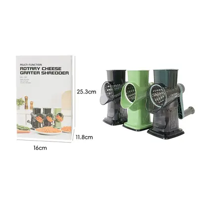 Cross-border Drum Vegetable Slicer Multifunctional Magic Tool Manual Hand-crank Household Vegetable Shredder Carrot Shreds Potato Shreds Grater