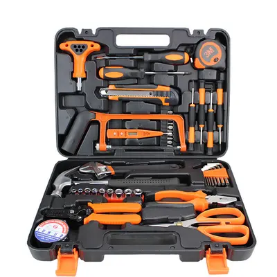 Home tool box set, multi-functional, portable, manual