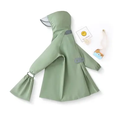 Hochwertiger Kinderregenmantel, Grundschüler Kindergarten, Schultasche, langer Ganzkörper-Regenmantel wasserdicht verdickt einteiliger Poncho - 9