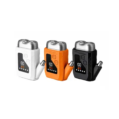 Men's Electric Shaver with Nose Hair Trimmer, Waterproof, Rechargeable