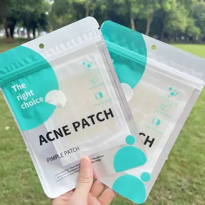 Invisible Hydrocolloid Pimple Patch, Makeup-Compatible, Pus-Absorbing - 4